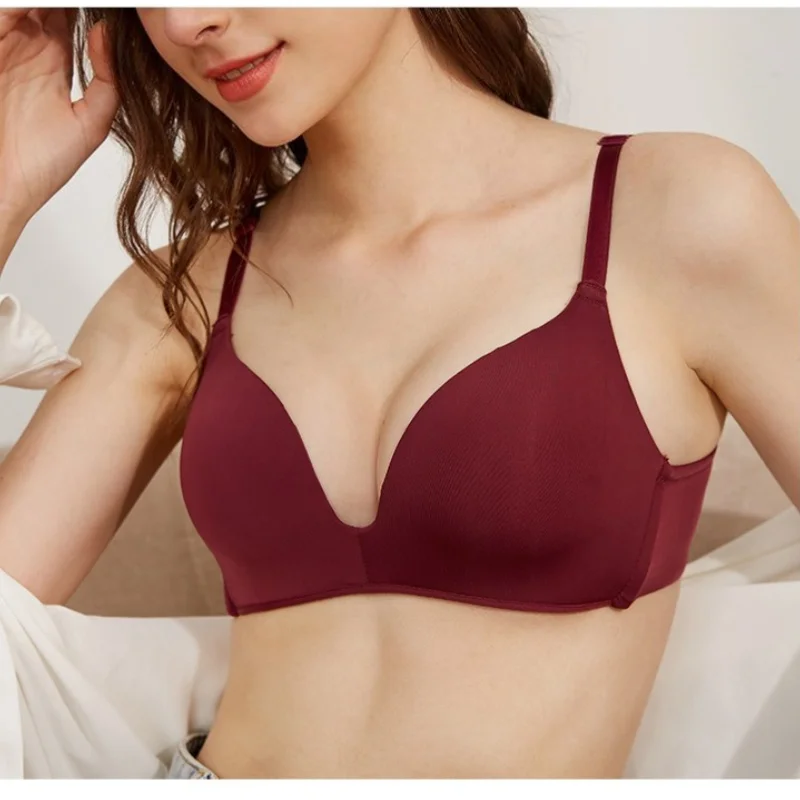 Женские бесшовные бюстгальтеры с мягкой чашкой 3/4, невидимый бюстгальтер пуш-ап без косточек, удобное нижнее белье, бюстгальтер, сексуальное женское белье