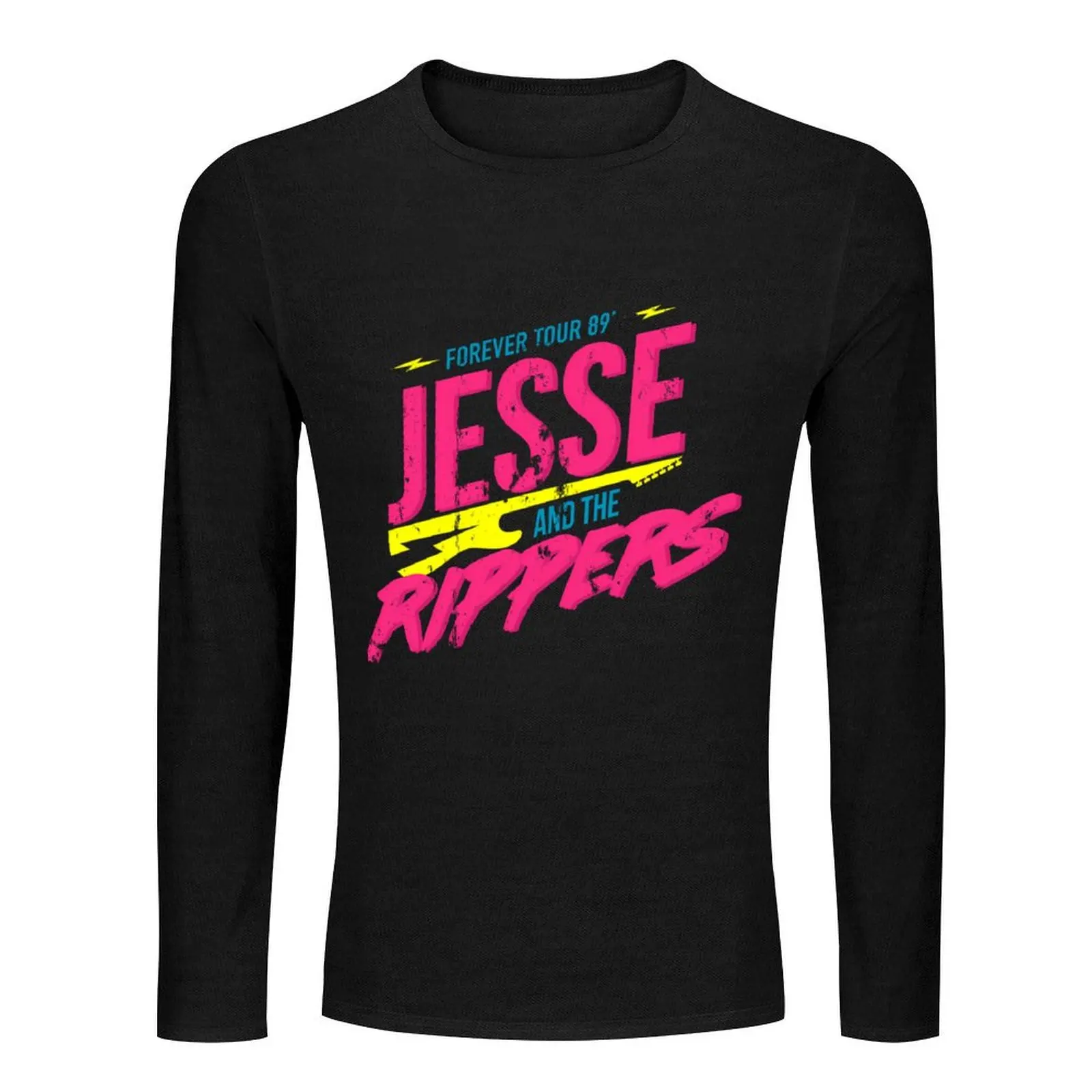 Jesse And The Rippers Forever Tour 89 Long T-Shirt custom t shirts design your own mens plain t shirts