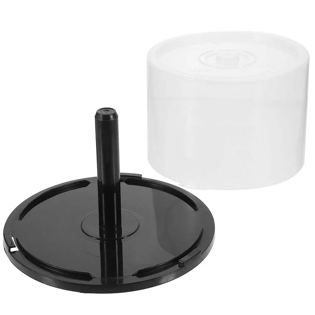 

CD Storage Bucket Empty Dvd Bucket Portable Empty Holder Plastic Container Disc Organizer Home Furniture