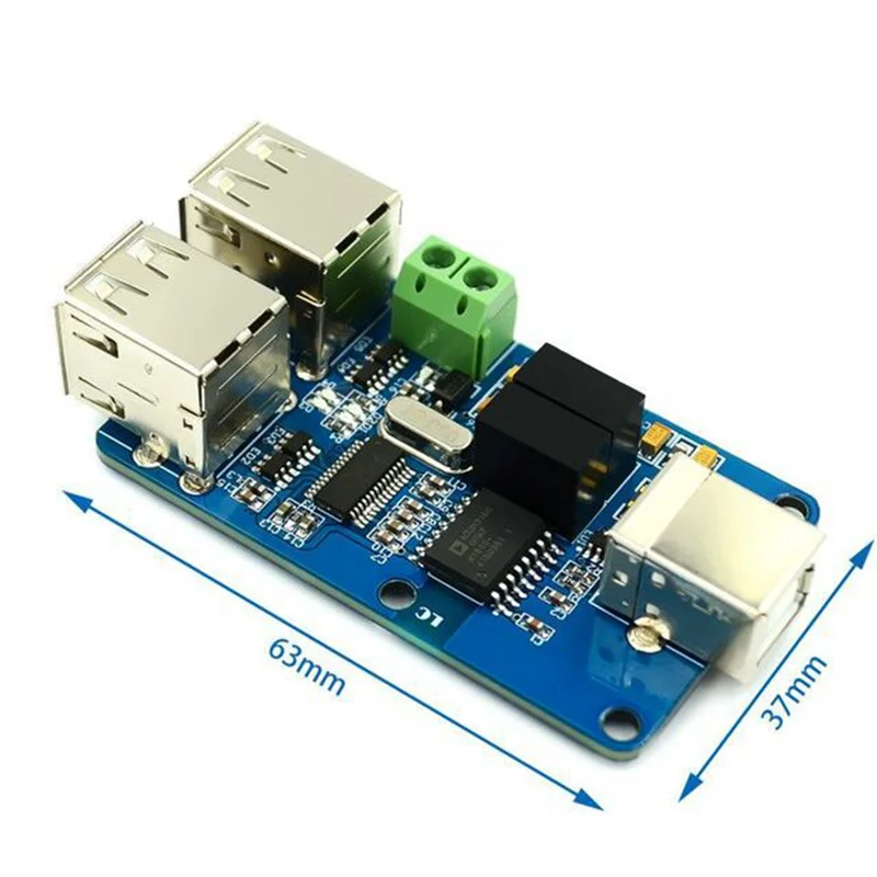 【Flash Sale】ADUM4160 USB Audio Signal Isolator 1500V 1.5 Mbps 12 Mbps 4XUSB Digital Signal Audio Power Isolator