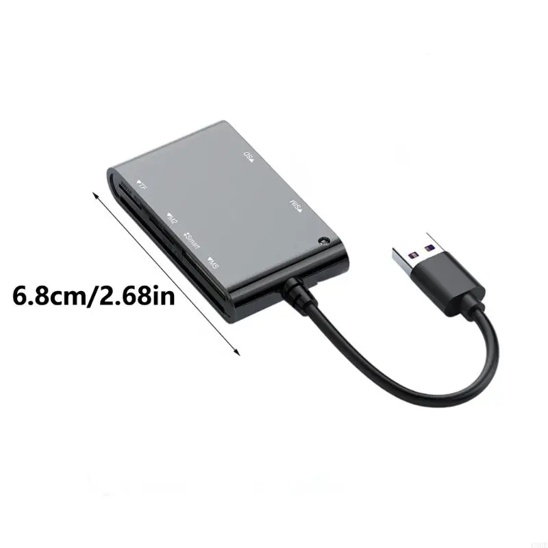 C90F USB3.0複数のカードリーダー6インチスマートな/MS/M2TF/SIMS/SDTF画像カードリーダー