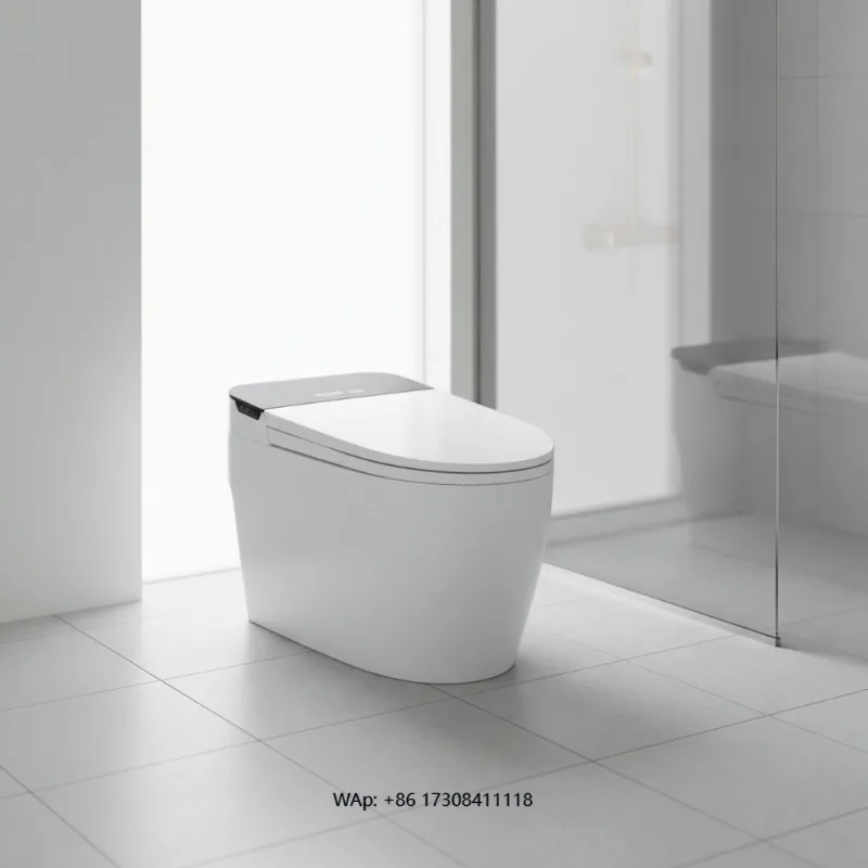H090 High-end Light Smart Toilet Full-automatic Flip Cover Water Pressure Limit Foam Shield