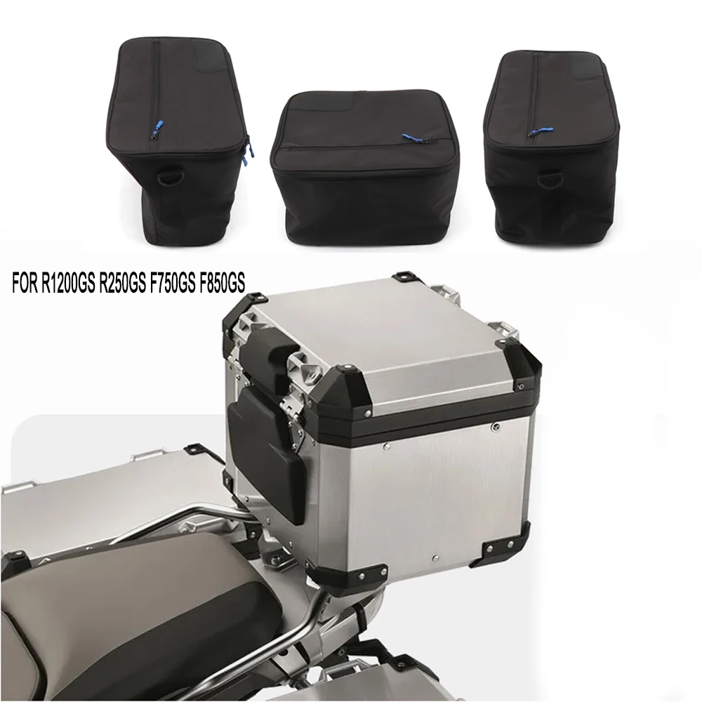 

New Motorcycle luggage bag Black Inner Bags Blue Top Side Case Bag For BMW R1250GS R1200GS ADV F800GS F850GS F750GS