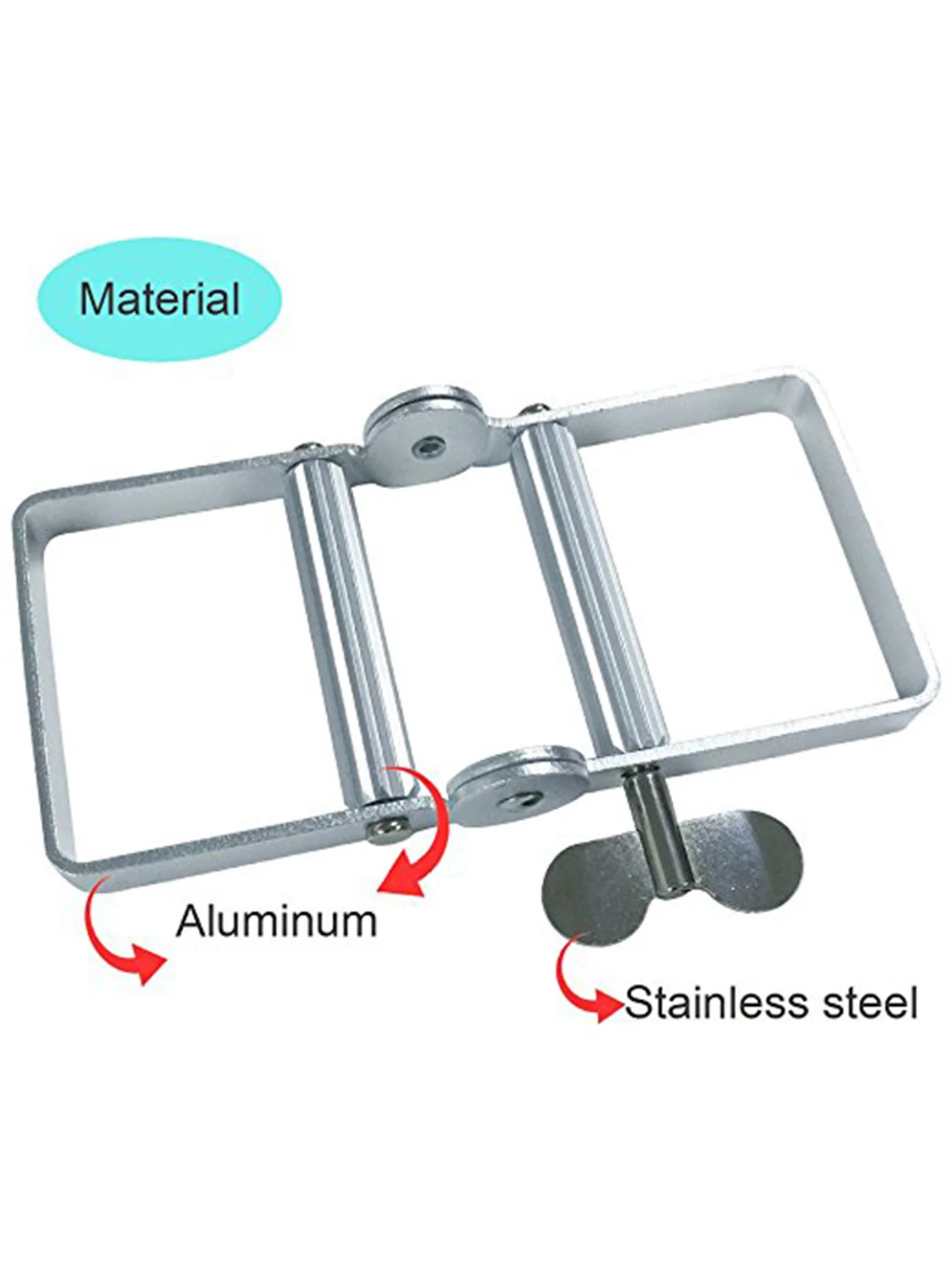 Premium Heavy Duty Stainless Steel Toothpaste Paint Tube Presser,Multi-Purpose Cosmetic & Medicine Roller Tool for H