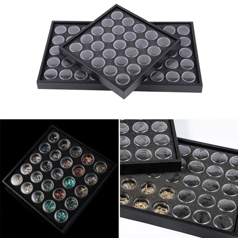 Организаторы аксессуаров для ногтей.