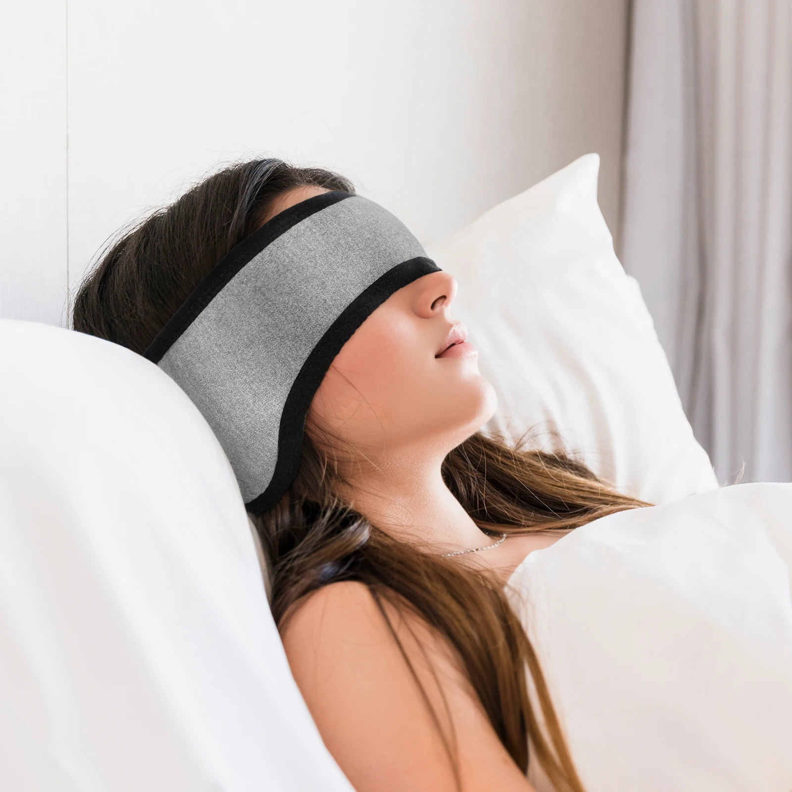 

Foldable Sleeping Earmuffs Noise Reduction Ear Covers Adults Comfortable Sleep Ear Muff Portable Headband For Home Hotel Use