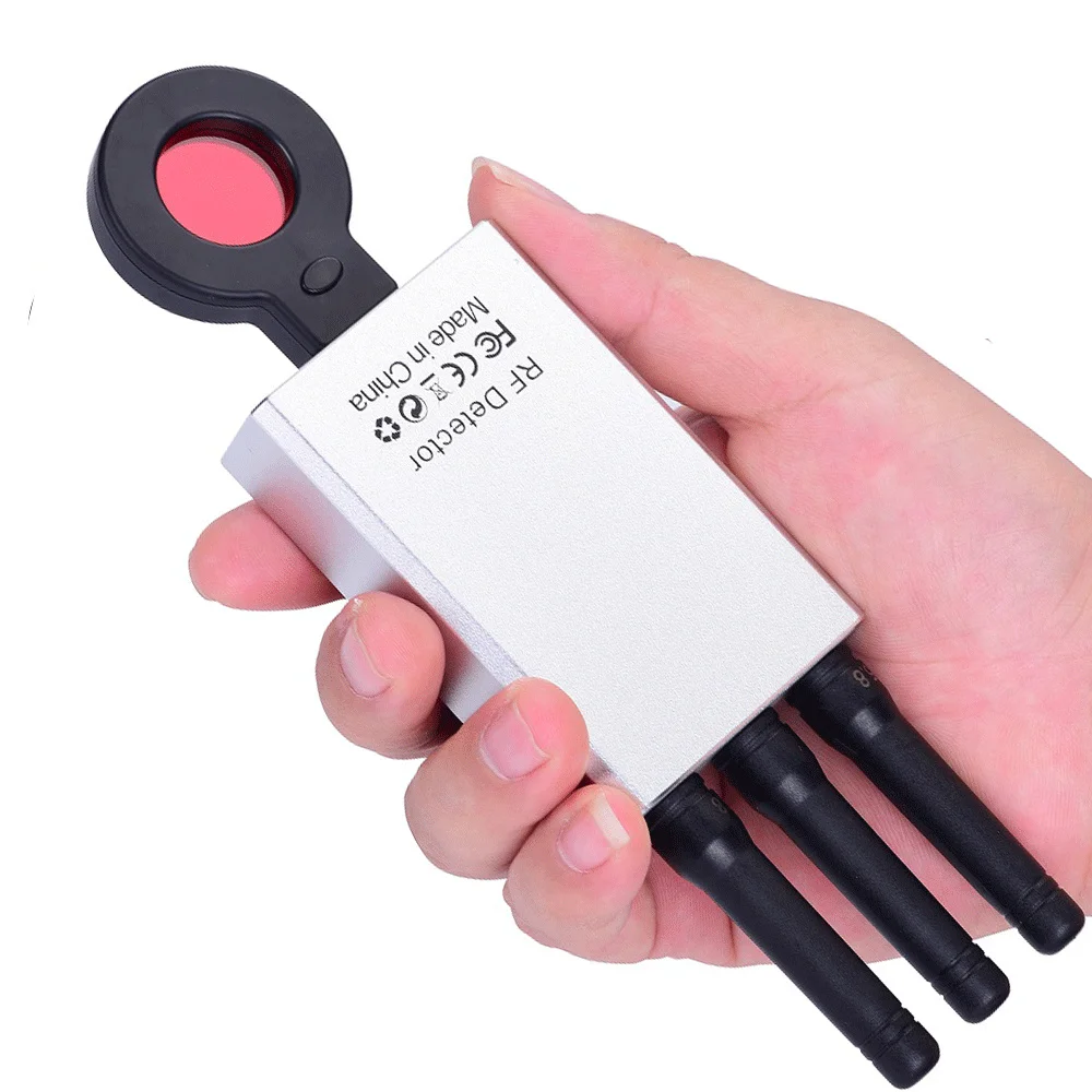 Electek Rilevatore RF Anti-Spia Con 3 Antenne GSM E 5.8GHz – Per Telecamere Nascoste E Tracker GPS