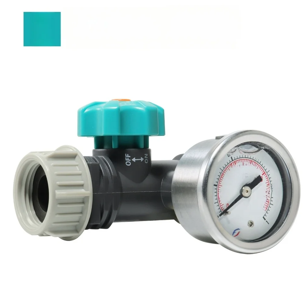 1PC Automatic Garden Irrigation Water Pressure Regulator Drip System With Gauge Adjustable Water Pressure Regulator Valve
