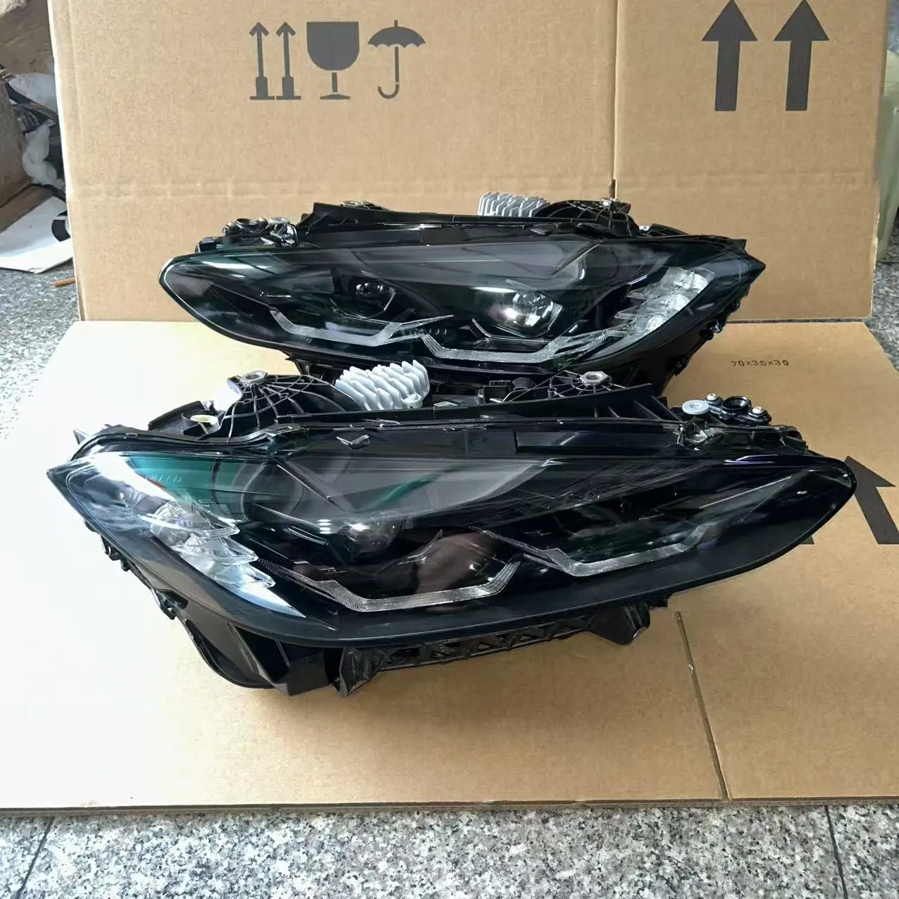

For BMW 4 Series G22 Headlights Used Original High-quality Automotive Parts Hybrid I4 Bumper Hood Fender Water tank Radiator