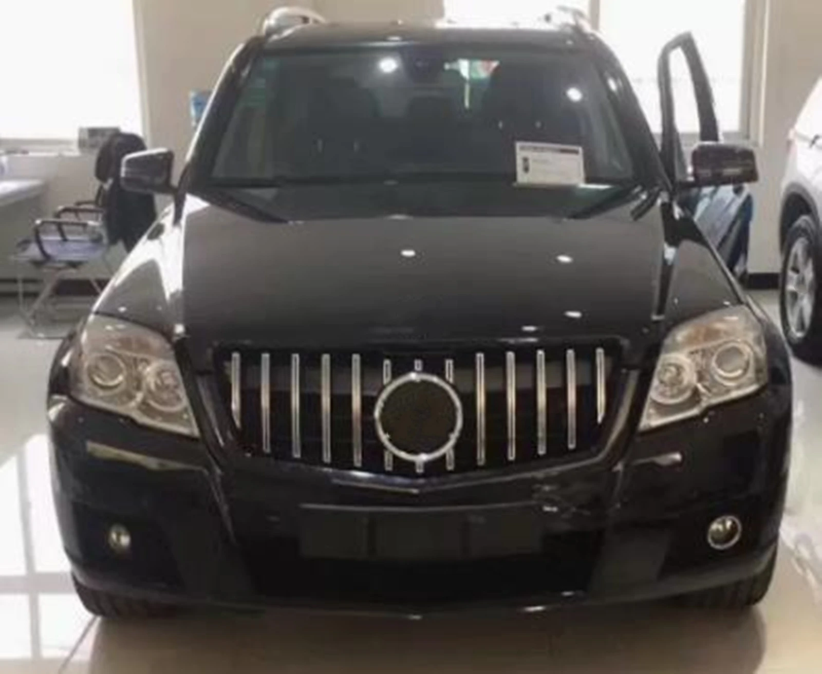 

Решетка радиатора GT Style для Mercedes-Benz GLK Class X204 GLK250 GLK350 2008-2012, автомобильные аксессуары