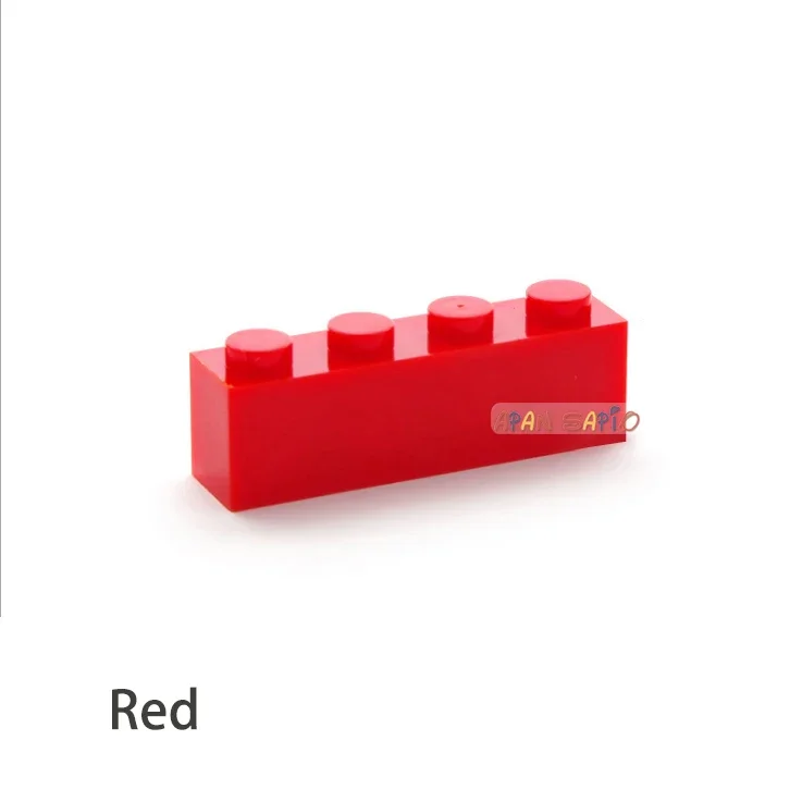 200 stücke 1x4 Punkte DIY Bausteine Dicke Zahlen Bricks Pädagogisches Kreatives Spielzeug für Kinder Größe Kompatibel mit 3010