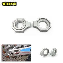Motorcycle For KTM HUSQVARNA GASGAS Axle Block Rear Wheel Hub Chain Adjuster Silder SXF250 XCF350 FC450 TC250 MC125 EX250F 2023