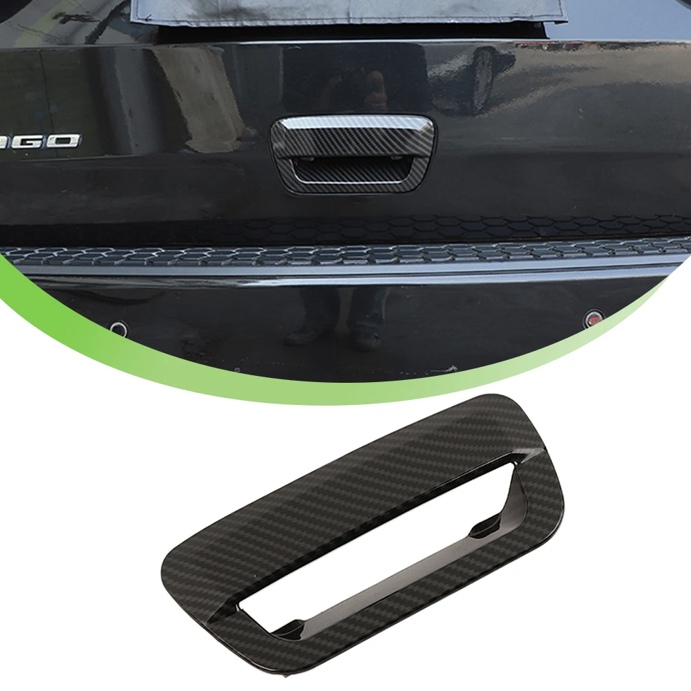 Car Tailgate Handle Decoration Cover Trim for Jeep Grand Cherokee 2014-2020 Dodge Durango 2014-2023 Chromium Styling Exterior