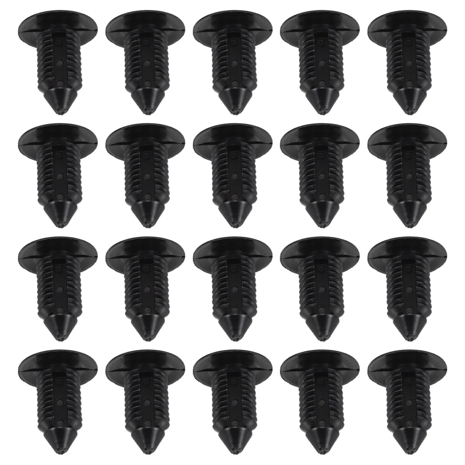 Fixadores de painel de porta de carro de plástico resistente, 20 peças, fácil instalação, clipes retentores de guarnição automática universal, estética interior