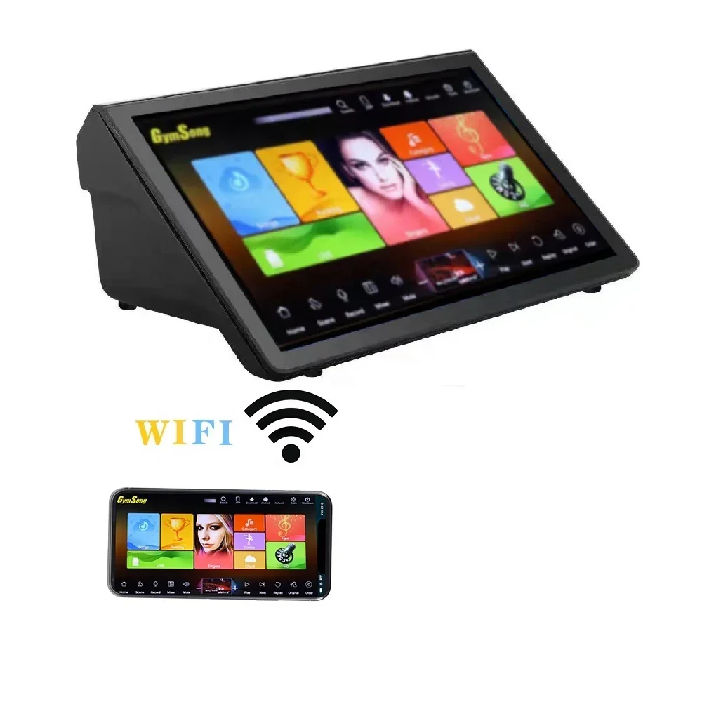 Wallmount On Demand TouchScreen Box Singing  2TB 3TB 4TB 6TB 8TB hard driver  Android Karaoke Machine