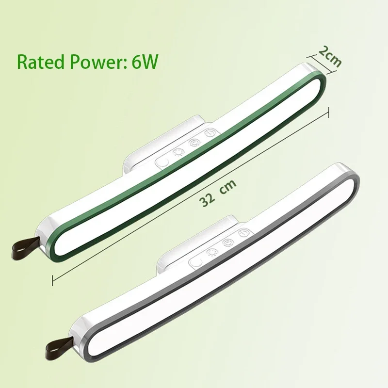 USB Recarregável LED Arc Desk Lâmpadas, Pendurado Magnético, Escurecimento Stepless, Vanity Lamp, Armário de quarto, Closet Night Reading Lights