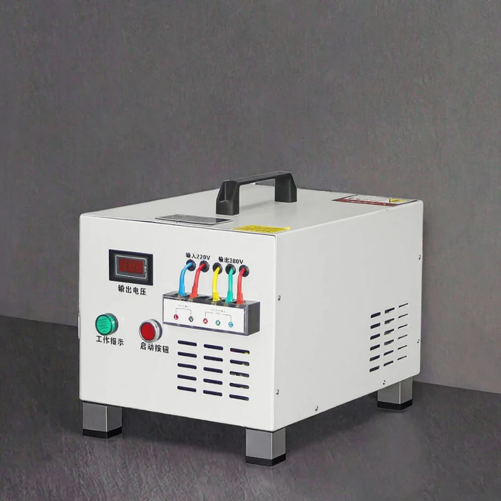 Three-phase 440v/380v/400 output 1p to 3p transformer step-up voltage converter