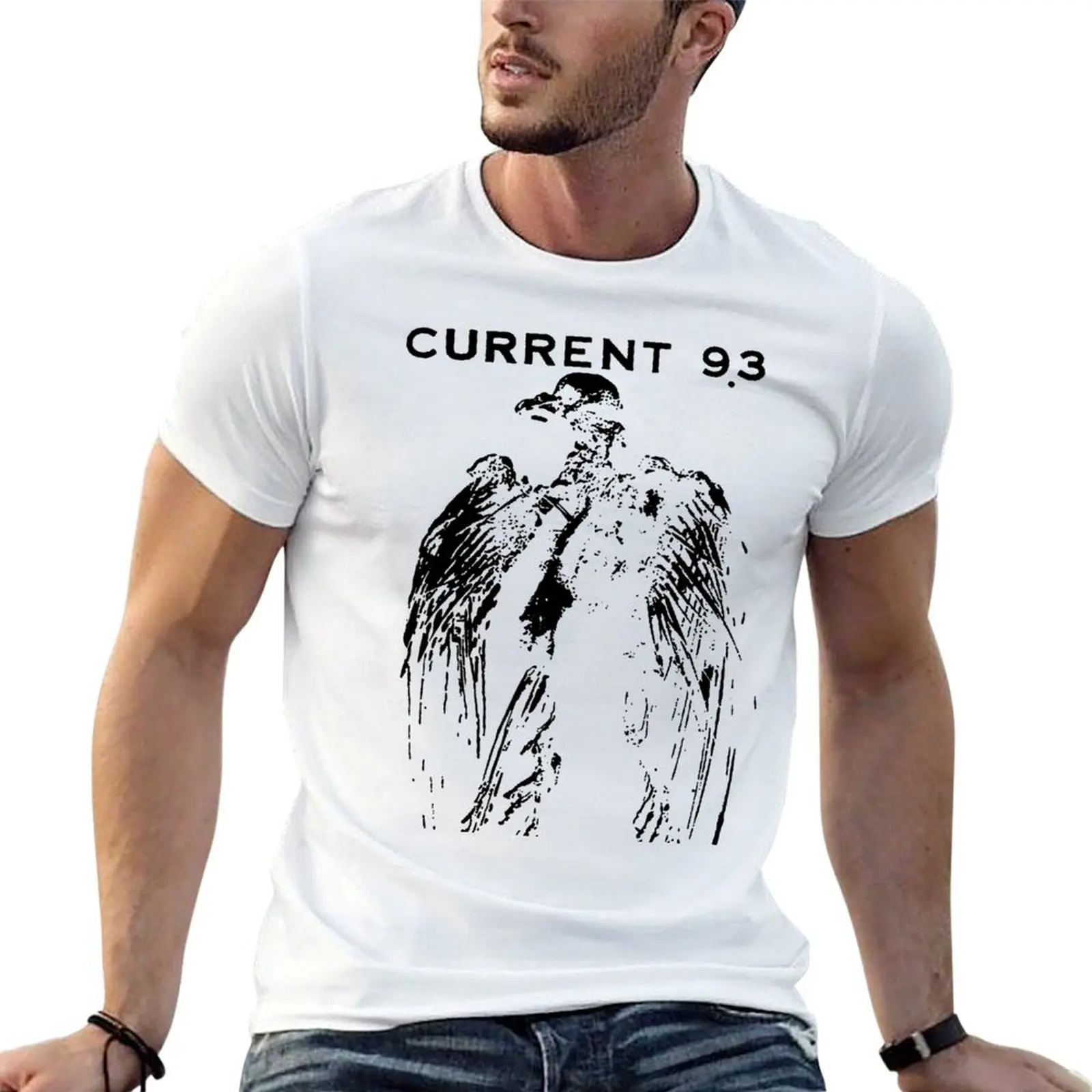 Current 93 Current Ninety Three T-Shirt plus size tops plain mens graphic t-shirts anime