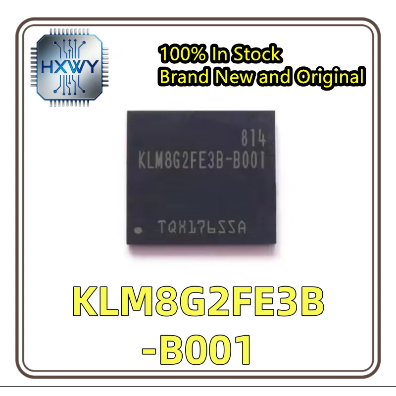 (2/10 Pieces) KLM8G2FE3B-B001 KLM8G2FE3B BGA153 EMMC Memory Chip Factory Wholesale Cheap Electronic Component Fast Shipping