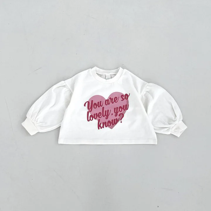 Sudadera de manga larga para bebé y niña, Jersey holgado con estampado de corazón y letras, ropa bonita para otoño, novedad