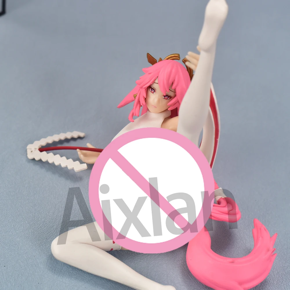 lan 16cm/6in Anime Figure Yae Miko PVC Action Figure Figurine Miss Fox Sexy Girl Collectible Model Toys Kid Gift