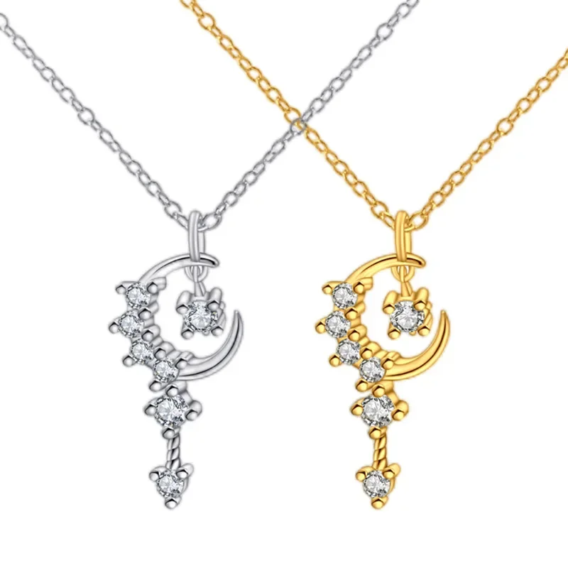 2023 Hot selling S925 fairy magic wand in Europe and America, small design, moon pendant, key, temperament, versatile ring