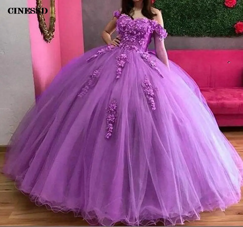 Женское бальное платье с открытыми плечами, элегантное платье Quinceanera, модель 15 вечерние, платье на день рождения