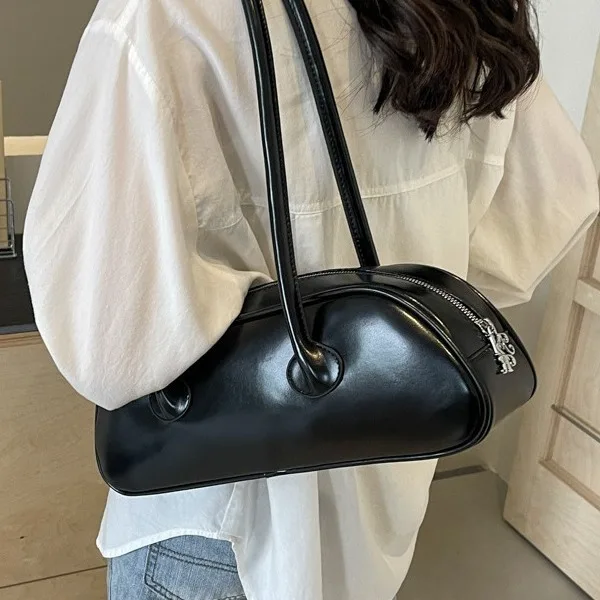 

Large Capacity Underarm Bag Women's 2024 New Texture Foreign Style Women's Internet Celebrity Fashion Versatile Shoulder Handbag