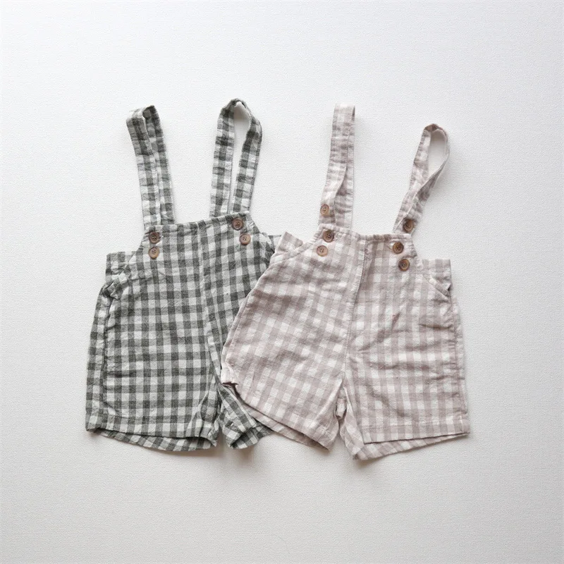 

Vintage England Style Baby Boys Pants Spring Autumn Cozy Linen Cotton Infant Kids Strap Pants Children Trousers Baby Overalls