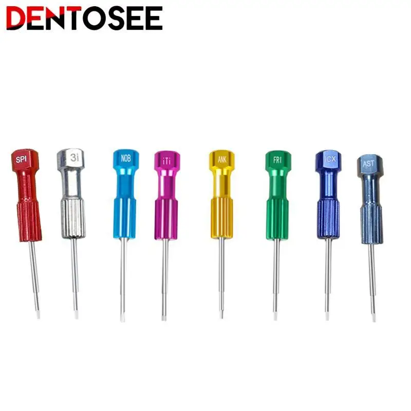 8Pcs Dental Implant Screw Driver Dentistry Tool Kit Micro Screwdriver Dentist Instrument High Quality