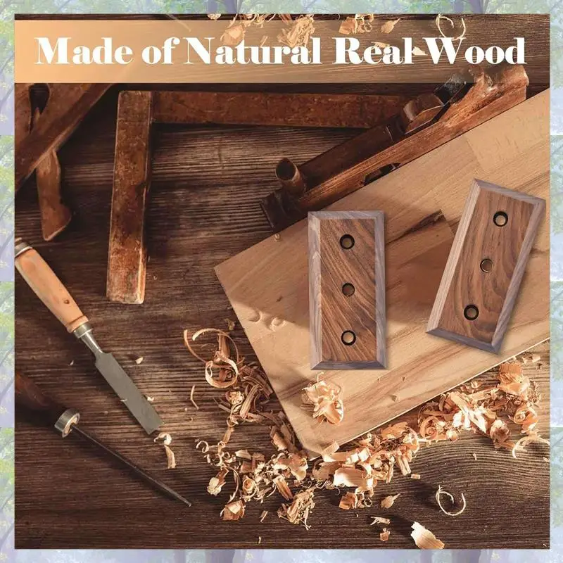 New Arrival 4PCS Guitar Hook Walnut U-Shaped Guitar Hanger Wall Mount Stand For Acoustic, Electric Guitar, Bass