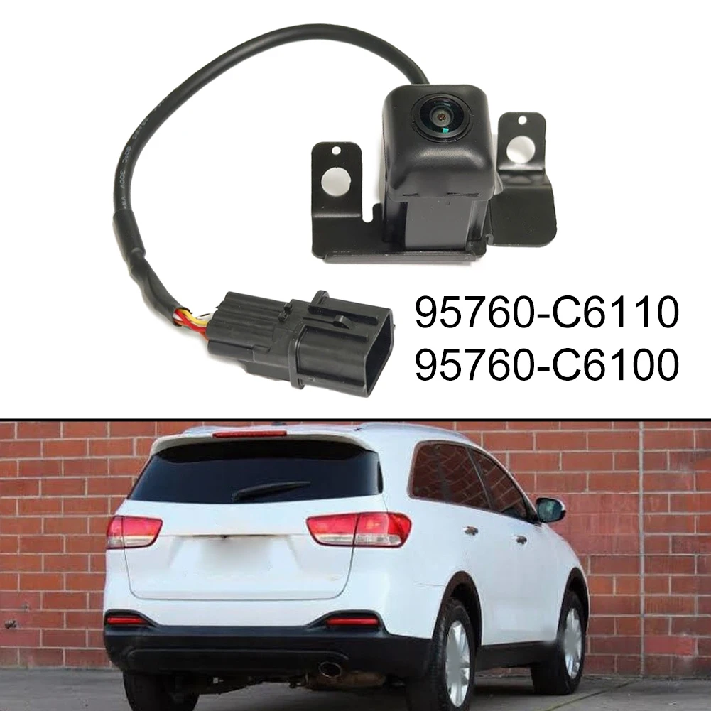 Rearview Camera 95760-C6110 95760-C6100 For Kia For Sorento 2016-2018 Black ABS Backup Parking Assist Reverse Car Camera