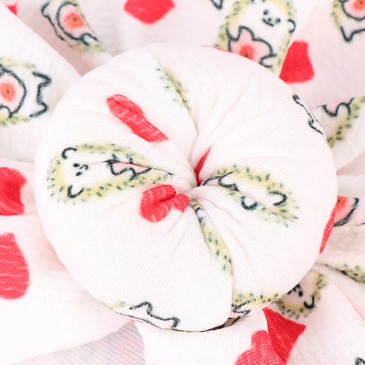 

Baby Headwraps Newborn Turban Soft Hedgehog Pattern Breathable Sweat Absorption Baby Girl Hat Photo Props Newborn Turban