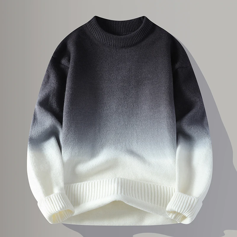 

Trendy and personalized knitted sweaters for men and women, 2026 gradient sweaters, versatile and warm, essential for winter