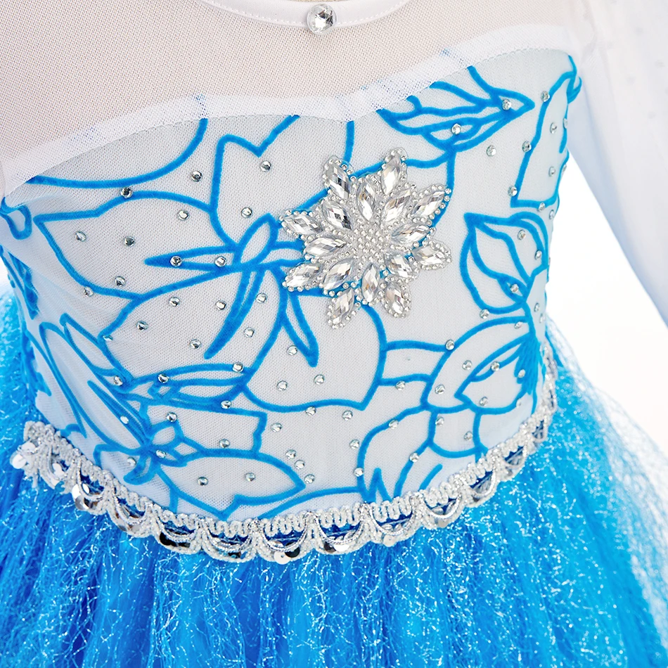 Mädchen Prinzessinnenkleid Kinder Fantasie-Cosplay-Kostüm Kinder Party Ballkleid Halloween Karneval Verkleidungskleidung Buchwoche – Detail 12