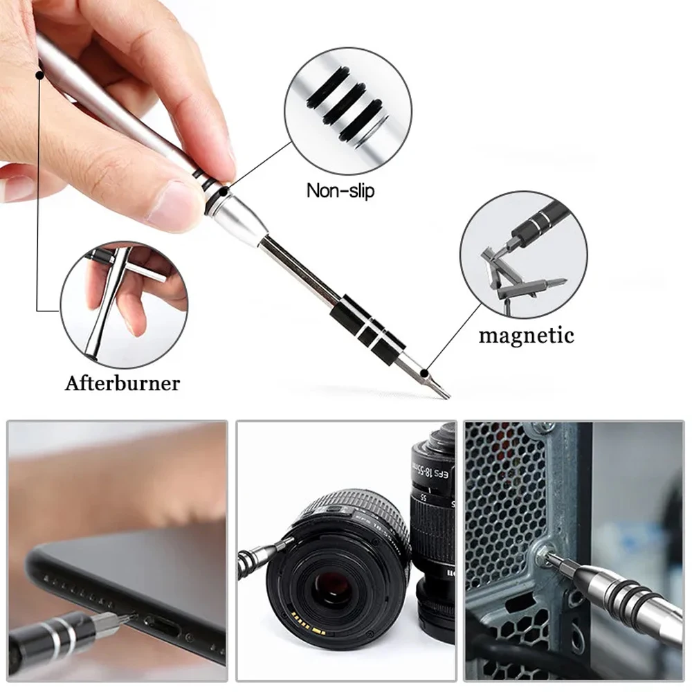 115 In 1 Precision Screwdriver Set Professional Magnetic Repair Tool Kit With 98 Bits for Phone Computer Watch Laptop Repair