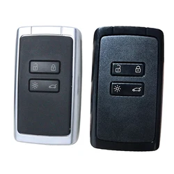 4 Bottons Car Card Key Case Fob Shell Housing per Renault Koleos Captur Megane 4 clio Scenic Talisman Arkana per Dacia Sandero