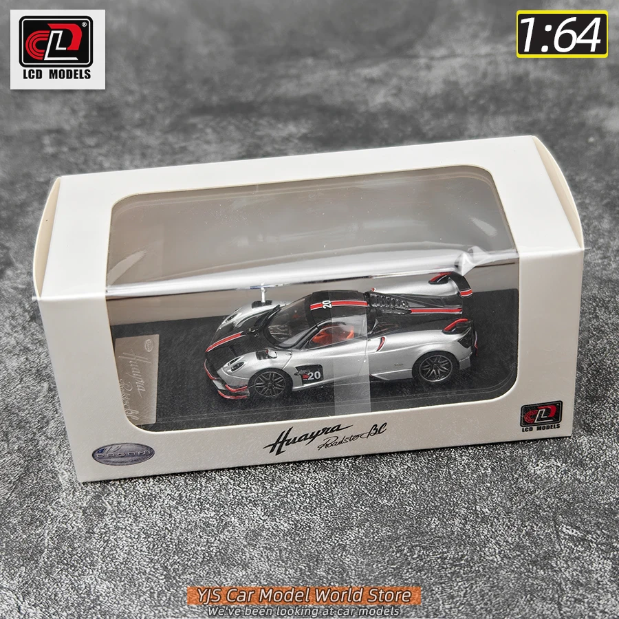 LCD CLD diecast نموذج 1:64 Huayra BC سيارة رياضية مادة معدنية نموذج سيارة مجموعة زخرفة ثابتة