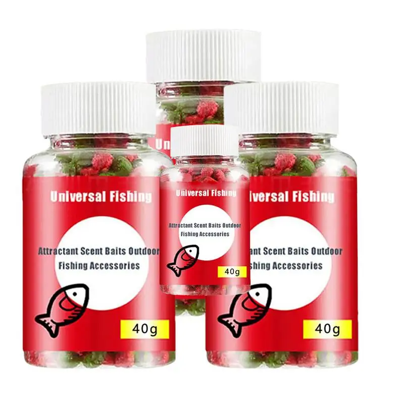 Scented Fishing Attractant 3 Bottles Long Lasting Strong Scented Tablets For Fish Attractant Multifunctional Baits Supplies