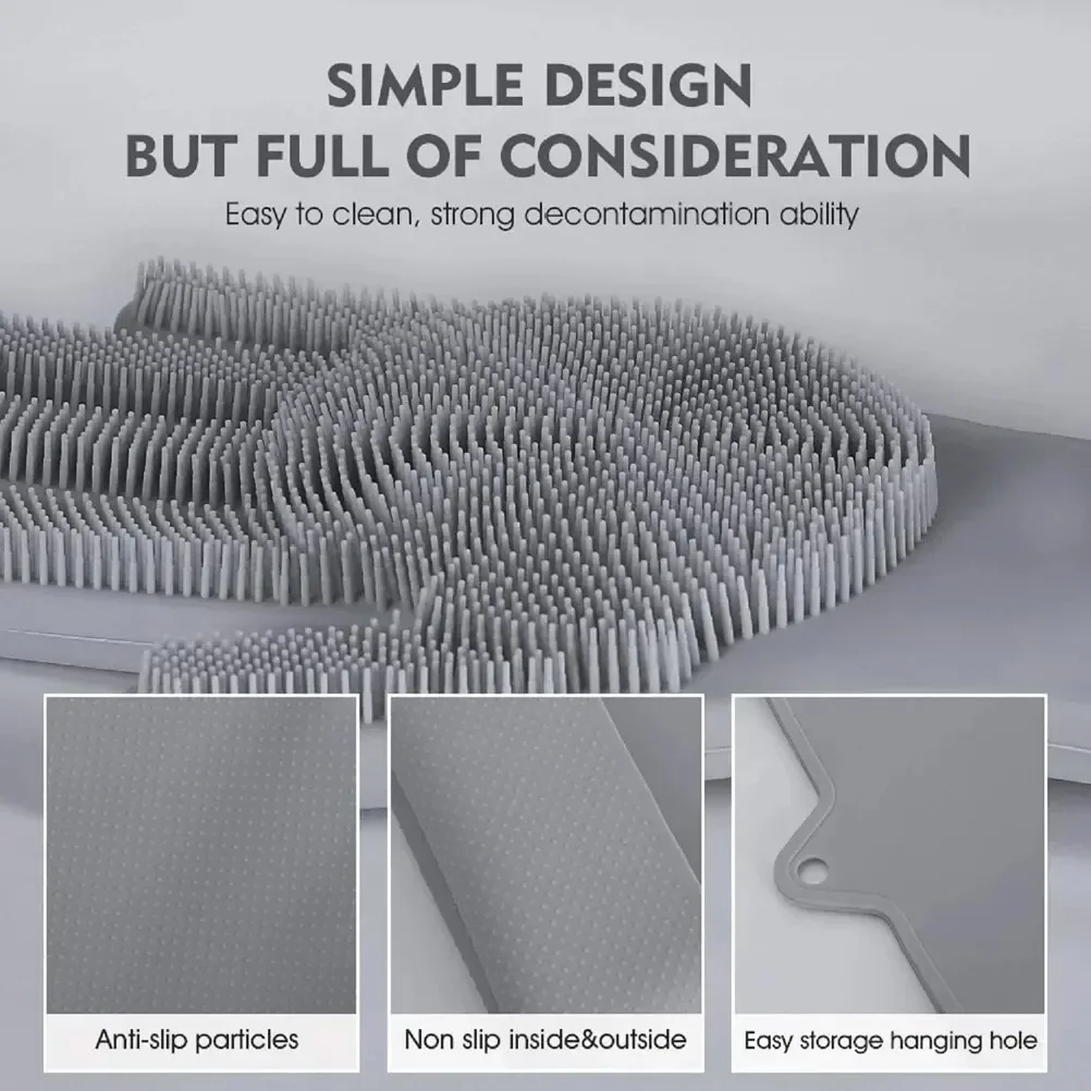 Gants de nettoyage de vaisselle magiques en caoutchouc de Silicone, gants de lavage de vaisselle pour épurateur d'éponge domestique, outils de nettoyage de cuisine