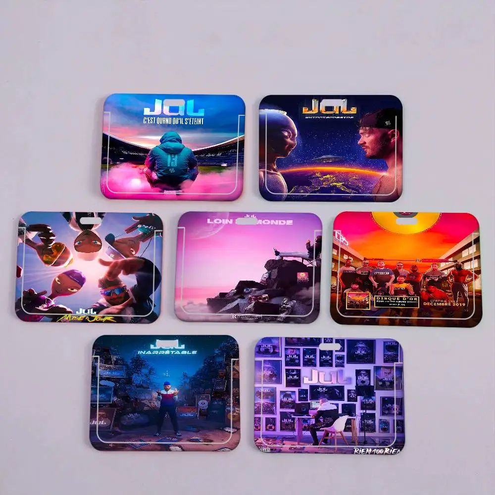 Rapper J-Jul Music Album Work Card Case for Exhibition ID Card Lanyard Badge Card Holder Pass Card Set for Employee