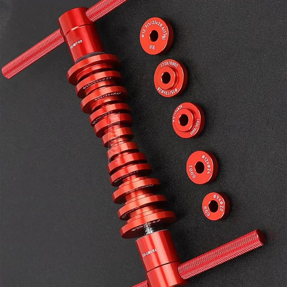 Mountain road bike central axle wheelset hub tower base bearing bearing general static press-in installation tool