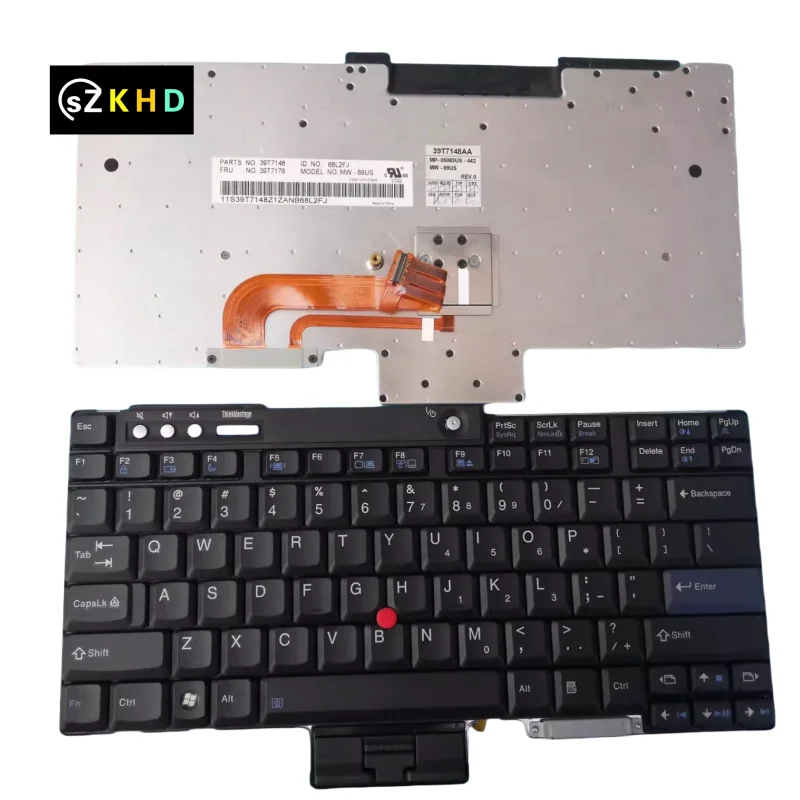Used Original Original Keyboard US English forT60 T60P T61 T61P R60 R61T400 R400 W500 T500 Laptop Keyboard 42T3241 42T3143
