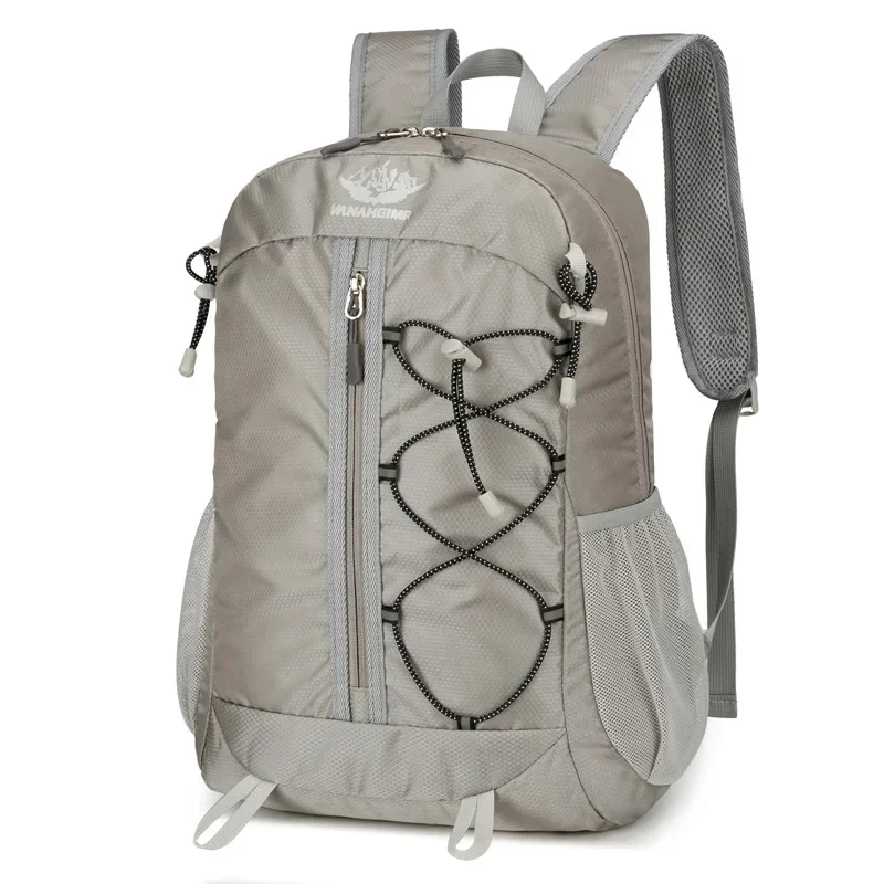 Sac à dos d'équitation de montagne pour hommes, sac de voyage de grande capacité, sac à dos pliable multifonctionnel ultra-léger, loisirs en plein air