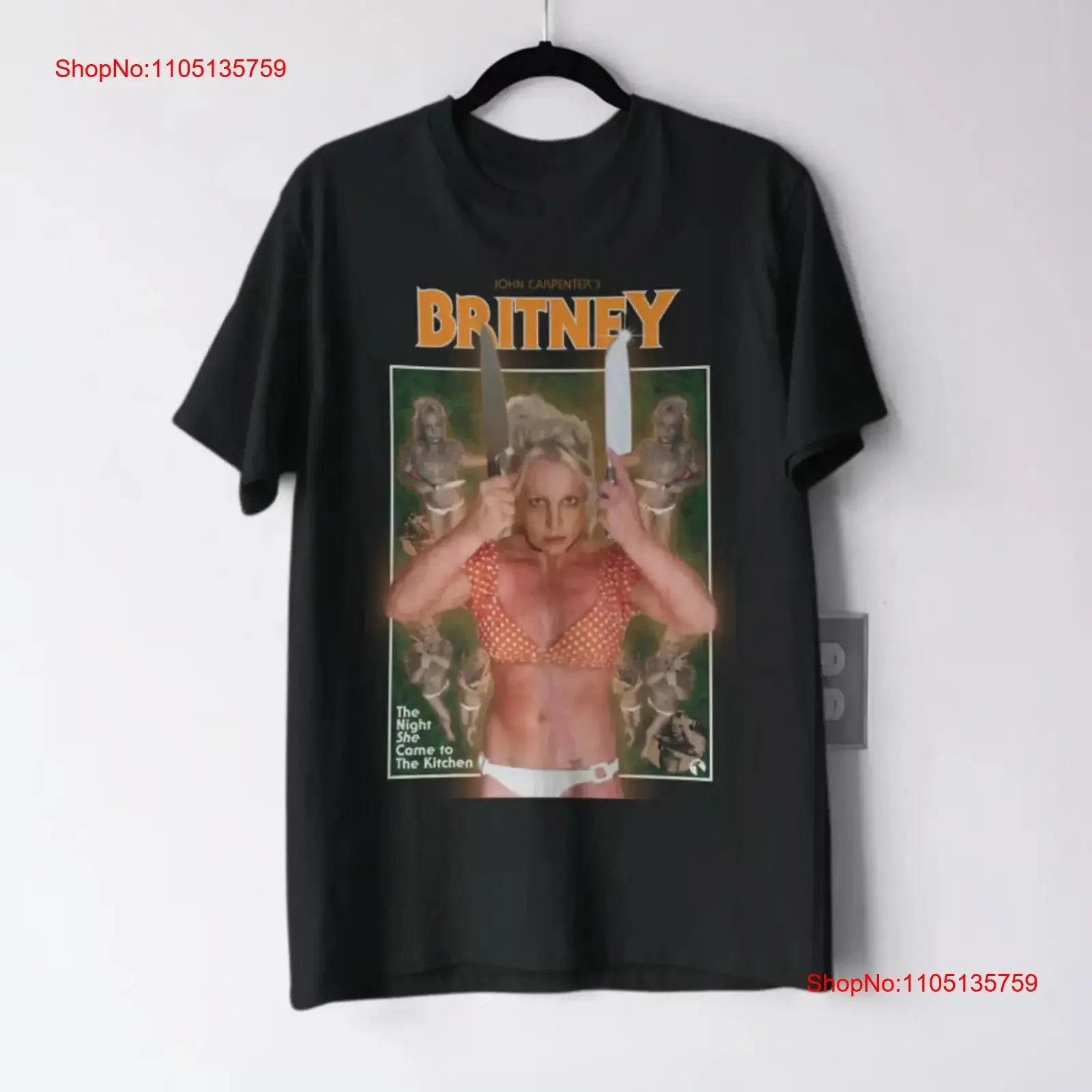 Britney Spears Knife Dance T-Shirt New Funny Iconic Moment S 5XL Vintage Washed Graphic Bequeme weiche Unisex Stylish homme