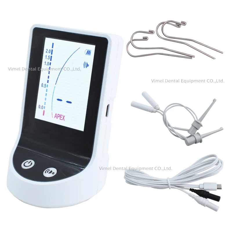 Digital Dental Apex Locator 2.4 inch LCD Screen With Files Holder Hook Accurate Root Canal Measurement Machine