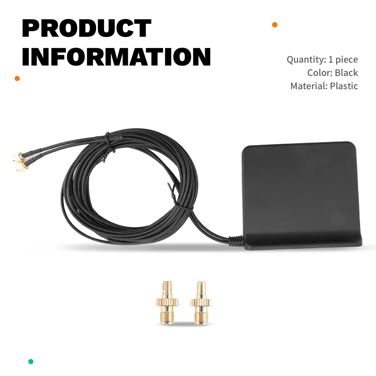 Antenna Signal Boost 5G 4G LTE 3G GSM Mimo Aerial High Gain 12Dbi 600-6000Mhz External Omni WiFi Antenna(Black with Ts9 Adapter)