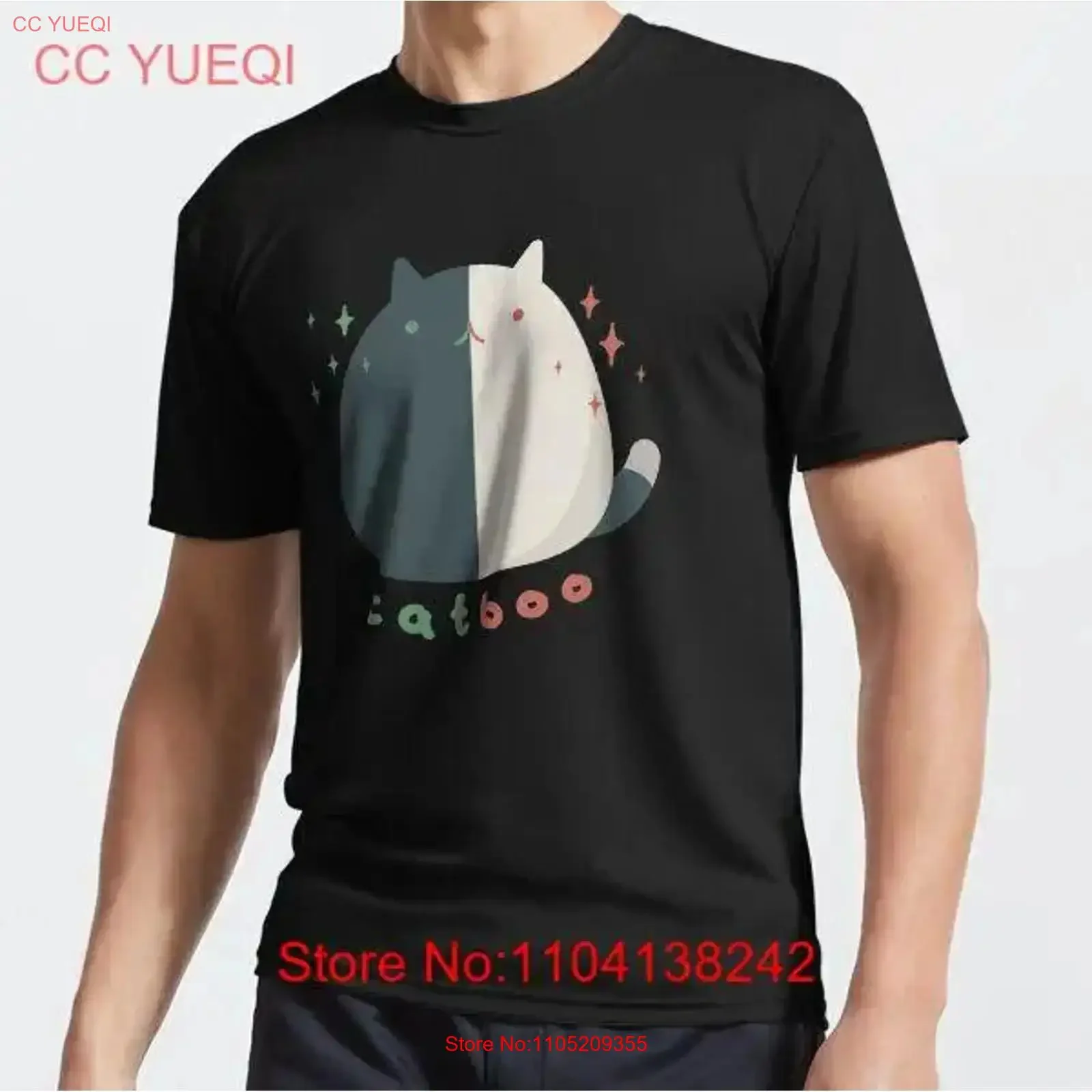 Футболка MOST POPULAR Ranboo Cat Active Unleash the Purrfect Vibe, винтажная, универсальная, удобная, унисекс, с мягким рисунком