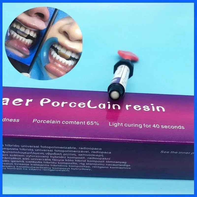 Dental Restoration Material 6D Nano Enamel Porcelain Like Resin Triple Nano Filler Technology Natural/bright White/star White