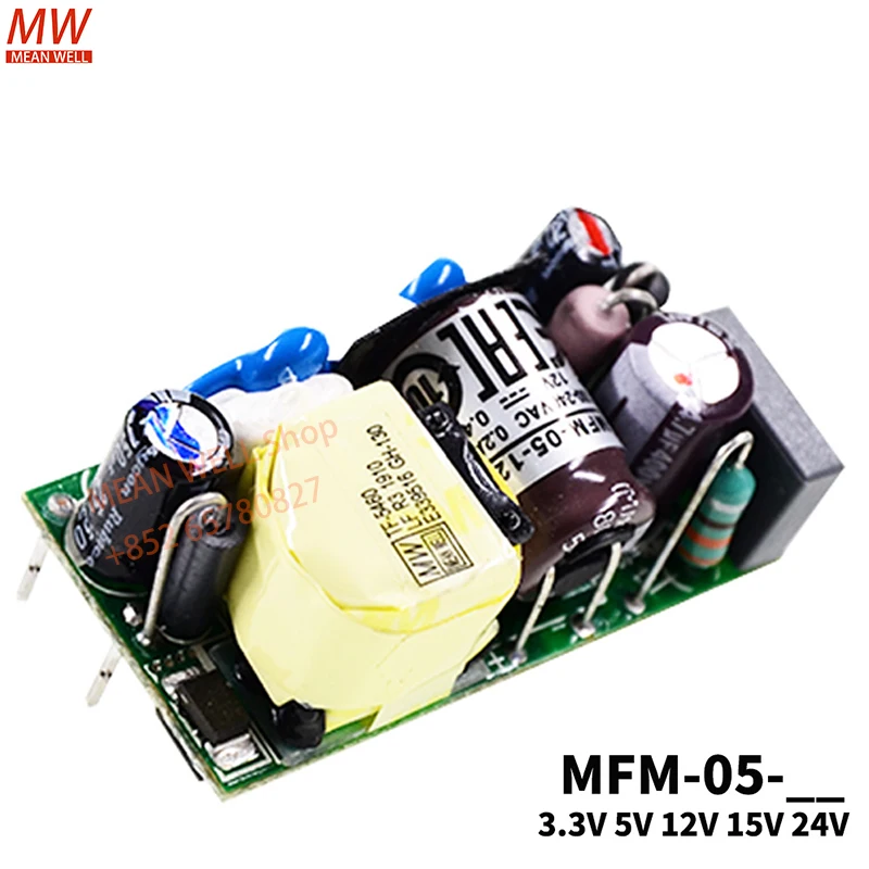 Original MEAN WELL 5W High Reliable Green On Board Type MFM-05-5 MFM-05-12 MFM-05-15 MFM-05-24